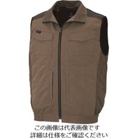 アイトス 空調服用ベスト(空調服TM) モカ M AZ30697-024-M 1着 213-7450（直送品）