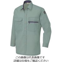 アイトス 長袖シャツ(男女兼用)(薄地) サファイアブルー 6L 5375-072-6L 1着 144-0950（直送品）