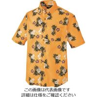 アイトス ボタンダウンアロハシャツ(カジーマ)(男女兼用) アイボリー LL 56110-011-LL 1着 143-0099（直送品）