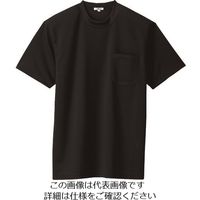 アイトス 吸汗速乾(クールコンフォート)半袖Tシャツ(ポケット付)(男女兼用) ブラック 5L 10576-010-5L 1着（直送品）