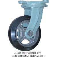 ヨドノ 鋳物中荷重用ゴム車輪自在車付ベアリング無 180φ SA-G180 1個 132-1877（直送品）