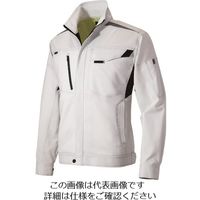 アイトス 長袖サマーブルゾン(男女兼用) シルバーグレー 6L 2530-003-6L 1着 144-3776（直送品）