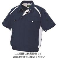 アイトス 半袖ブルゾン(空調服TM)(男女兼用) ネイビー L 1798-008-L 1着 143-6605（直送品）