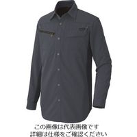 アイトス 長袖シャツ(薄地) ネイビー LL 30635-008-LL 1着 144-7510（直送品）