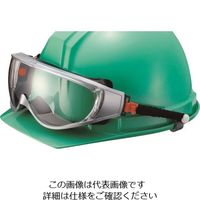 リケン 防曇ゴグル(密閉型・ヘルメット取付型・難燃性カバー付きスプリングバンドタイプ・メガネ併用可) M56-VF-P SPB COVER TSUKI（直送品）