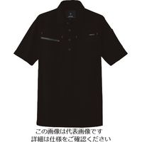 アイトス 半袖ポロシャツ(男女兼用) ブラック 6L 10609-010-6L 1着 144-7515（直送品）