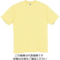 アイトス Tシャツ(男女兼用) ライトイエロー XL MT180-027-XL 1着 144-2806（直送品）