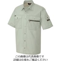 アイトス 半袖シャツ(男女兼用) アースグリーン M 3237-005-M 1着 143-2975（直送品）
