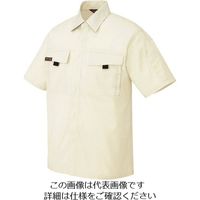 アイトス 半袖シャツ(男女兼用) アイボリー 5L 5576-001-5L 1着 145-3553（直送品）
