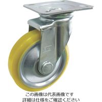 ヨドノ 中荷重用帯電防止ウレタンキャスター(ベアリング入)自在金具付 EUW-J100 1個 857-3290（直送品）