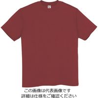 アイトス Tシャツ(男女兼用) バーガンディー 5L MT180-019-5L 1着 144-4469（直送品）