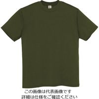アイトス Tシャツ(男女兼用) ダークグリーン 3L MT180-039-3L 1着 143-9729（直送品）