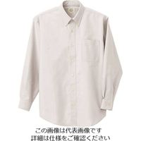アイトス 長袖T/Cオックスボタンダウンシャツ(男女兼用) ホワイト SS 7822-001-SS 1着 144-4157（直送品）