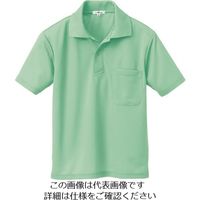 アイトス 吸汗速乾(クールコンフォート)半袖ポロシャツ(男女兼用) ミントグリーン 6L 10579-005-6L 1着 143-3184（直送品）