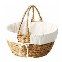 ちどり産業 布付きバスケット取っ手付き