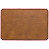 正和 トレー 長角 36cm 木目調 issoo ecco ピンク 411434 1個（直送品）