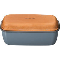 正和 弁当箱 1段 490ml matratt モースレ 長角エマリエランチ スモーク 453205 1個（直送品）