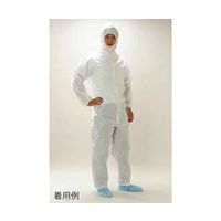 エヌ・ティ・シー クリーンプロテクトカバーオール XLサイズ(40着入り) 0303HCA 1ケース(40着) 63-2586-84（直送品）