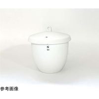 タキシン 磁製るつぼ(無釉薬)B型 B00用 フタ 10枚入 68-0784-90 1箱(10枚)（直送品）