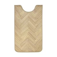 アズワン 拭けるマットシリーズ ヘリンボーン トイレマット 600×1000mm(ロング) 65-6890-32 1個（直送品）