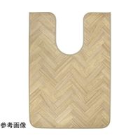 アズワン 拭けるマットシリーズ ヘリンボーン トイレマット 800×1300mm(耳長) 65-6890-36 1個（直送品）