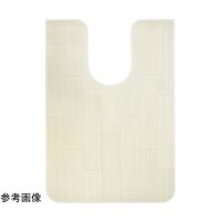 アズワン 拭けるマットシリーズ ホワイトアッシュ トイレマット 600×1000mm(耳長) 65-6890-48 1個（直送品）