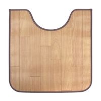 アズワン 拭けるマットシリーズ サクラブラウン トイレマット 600×600mm(ミニ) 65-6890-61 1個（直送品）