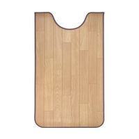 アズワン 拭けるマットシリーズ サクラブラウン トイレマット 600×1000mm(ロング) 65-6890-62 1個（直送品）