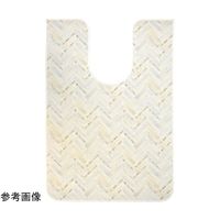 アズワン 拭けるマットシリーズ モザイクタイル トイレマット 800×1450mm(耳長) 65-6890-82 1個（直送品）