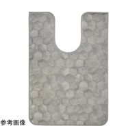 アズワン 拭けるマットシリーズ ハニカムストーン トイレマット 800×1150mm(耳長) 65-6890-95 1個（直送品）