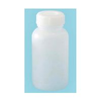 三宝化成 広口瓶(ポリエチレン製)300mL(メモリ無しタイプ)(C/N付) A2-011-06 1本 67-2982-92（直送品）