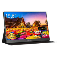 山善 モバイルモニター 14インチ モバイルディスプレイ QMM-140 QMM-140 モバイルディスプレイ FullHD YAMAZEN(山善) ブラック