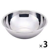【アウトレット】ミキシングボール ステンレス ボウル 39cm NCD 000DF1535 ｚ1セット（1個×3） 貝印