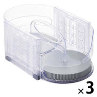 冷蔵庫 回転収納 調味料 ラック マワリーナDX クリア 1セット（1個×3） コジット