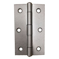 フジテックジャパン カラー丁番 シルバー 76mm 家具 扉用 平丁番 ヒンジ金具 20個入 1100100010293 1箱(20個入)（直送品）