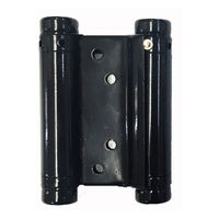 フジテックジャパン 自由蝶番 黒 両 76mm 両開き 内外開き対応 家具 収納用ヒンジ 1100100010402 1個（直送品）