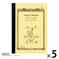 日本ノート CDノート PEANUTS スヌーピーA5 30枚 7mm スヌーピー CDP11SN 1セット（1冊×5）