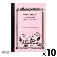 日本ノート CDノート PEANUTS スヌーピーA7 30枚 6mm ベル CDP5BE 1セット（1冊×10）