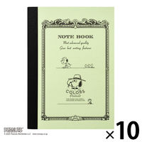 日本ノート CDノート PEANUTS スヌーピーA6 30枚 6mm スパイク CDP10SP 1セット（1冊×10）