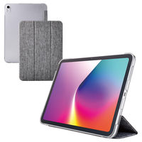 エレコム iPad(A16) (第10世代) フラップケース 薄型軽量 ファブリック TB-A25RWVCGY 1個
