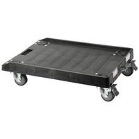 サンワサプライ 樹脂製ドーリー(75リットルオリコン仕様) CART-FA1175BK 1個（直送品）