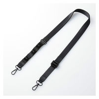 スマホショルダー ストラップ 97~150cm 長さ調整可 ループ付 ディープブラック PWSTSDH1FLPBK エレコム 1個（直送品）
