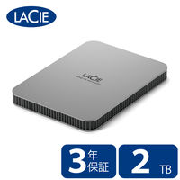 LaCie 外付け ポータブル HDD 2TB Mobile Drive Secure STLR2000400 ラシー 1個（直送品）