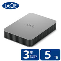 LaCie 外付け ポータブル HDD 5TB Mobile Drive Secure STLR5000400 ラシー 1個（直送品）