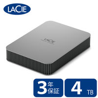 LaCie 外付け ポータブル HDD 4TB Mobile Drive Secure STLR4000400 ラシー 1個（直送品）