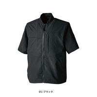 TS DESIGN ニッカーズハイブリッドショートスリーブジャケット M ブラック 50356 1着（直送品）