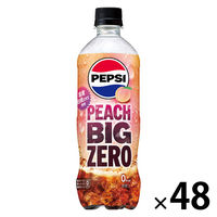 サントリーフーズ ペプシBIG ZERO PEACH 600ml 1箱（24本入