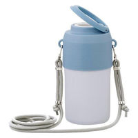 ペットボトルホルダー 保冷保温 真空二重構造 300~650ml アイスブルー 1個 LIV PLUS