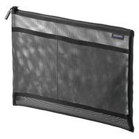 サンワサプライ マルチメッシュケース(ブラック) IN-MS4BK 1個