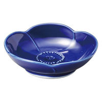 アースモス 梅小皿ルリ(6個入り) tri-254109214 1セット(6個入)（直送品）